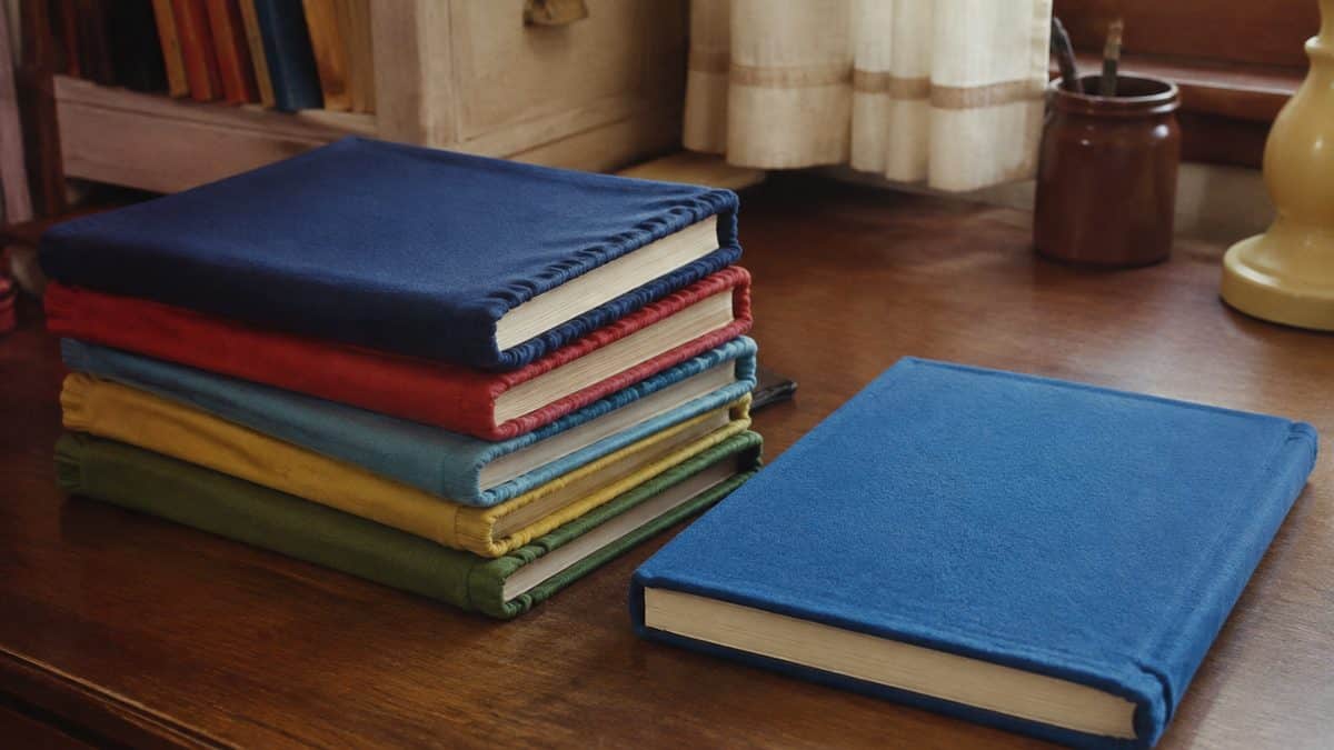 School Supplies Every '80s Kid Needed That Gen Alpha Wouldn't Recognize 6 Textbooks covered in stretchy fabric Book Sox