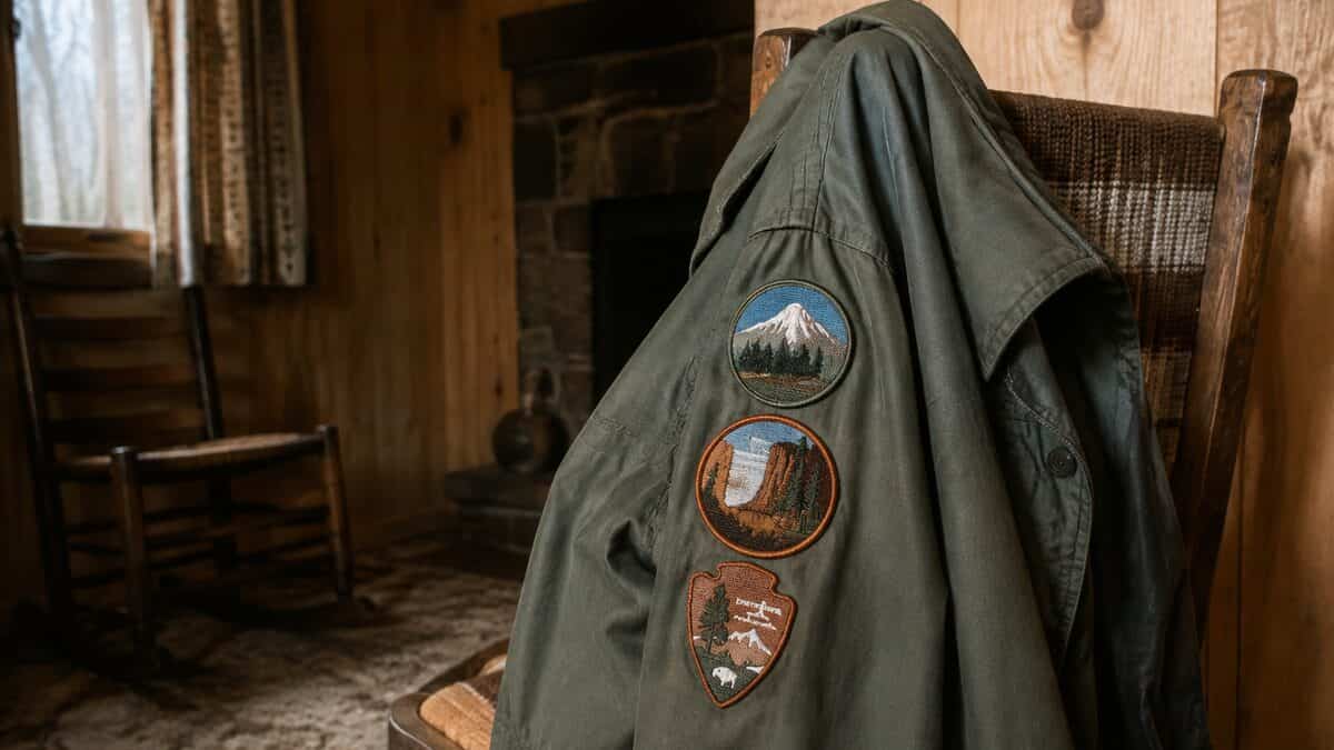 Cheap Vacation Souvenirs That Are Now Worth Keeping Forever 6 Real jacket with genuine National Park patches