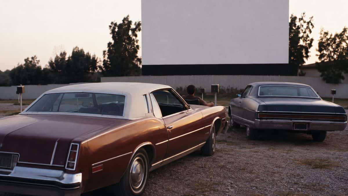 Drive-in theater.