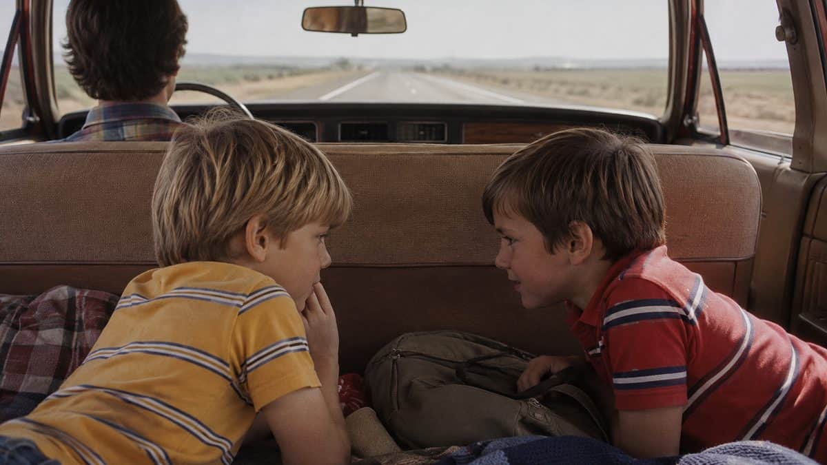 Kids playing a car game