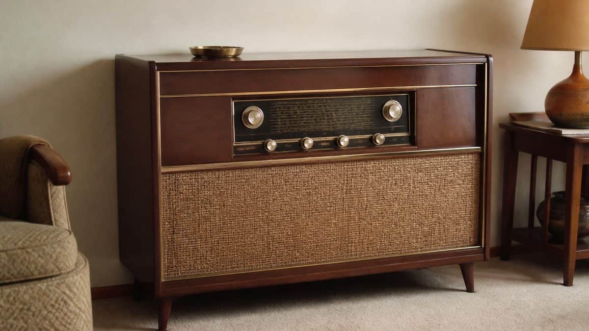 20 Common Items from Your Parents' House That Could Be Worth Thousands 20 Authentic vintage console radio with clear dials