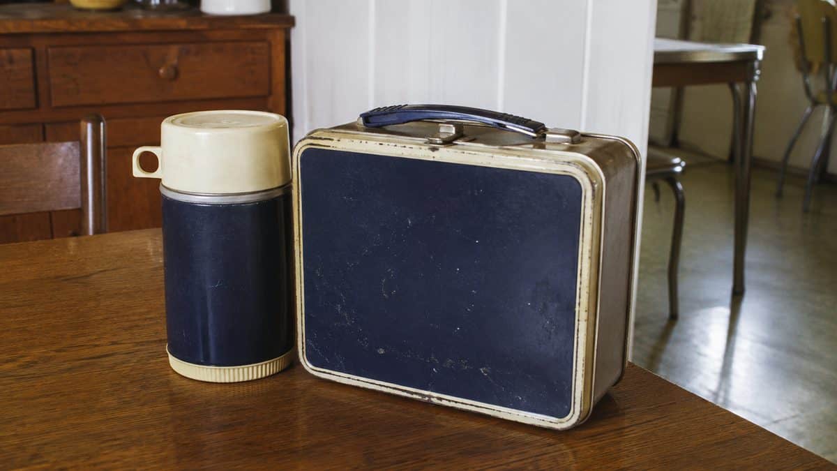 20 Common Items from Your Parents' House That Could Be Worth Thousands 3 Authentic vintage metal lunchbox and thermos