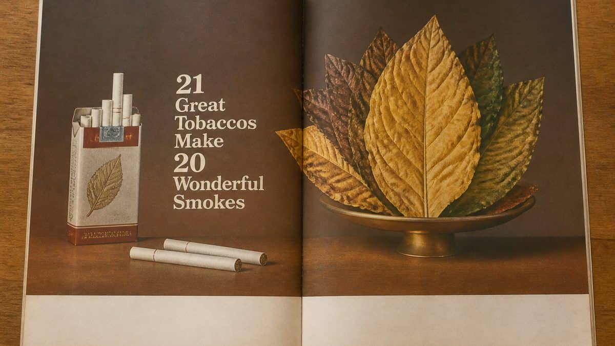 Cigarette Ads from the '60s That Would Never Be Allowed Today 13 Genuine vintage Chesterfield tobacco ad