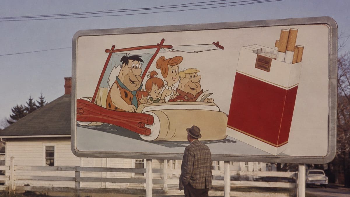 Cigarette Ads from the '60s That Would Never Be Allowed Today 4 Authentic vintage ad showing The Flintstones promoting Winston.