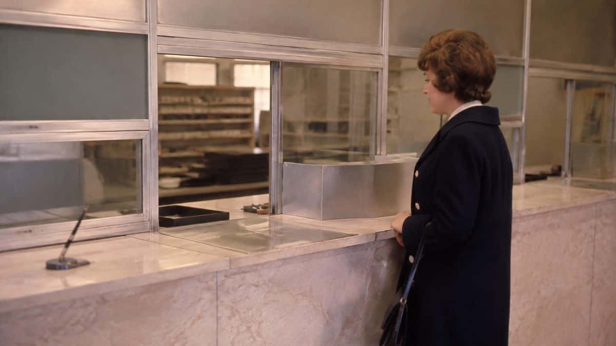 13 Things You Could Buy for a Dollar in the '60s 13 1960s post office counter