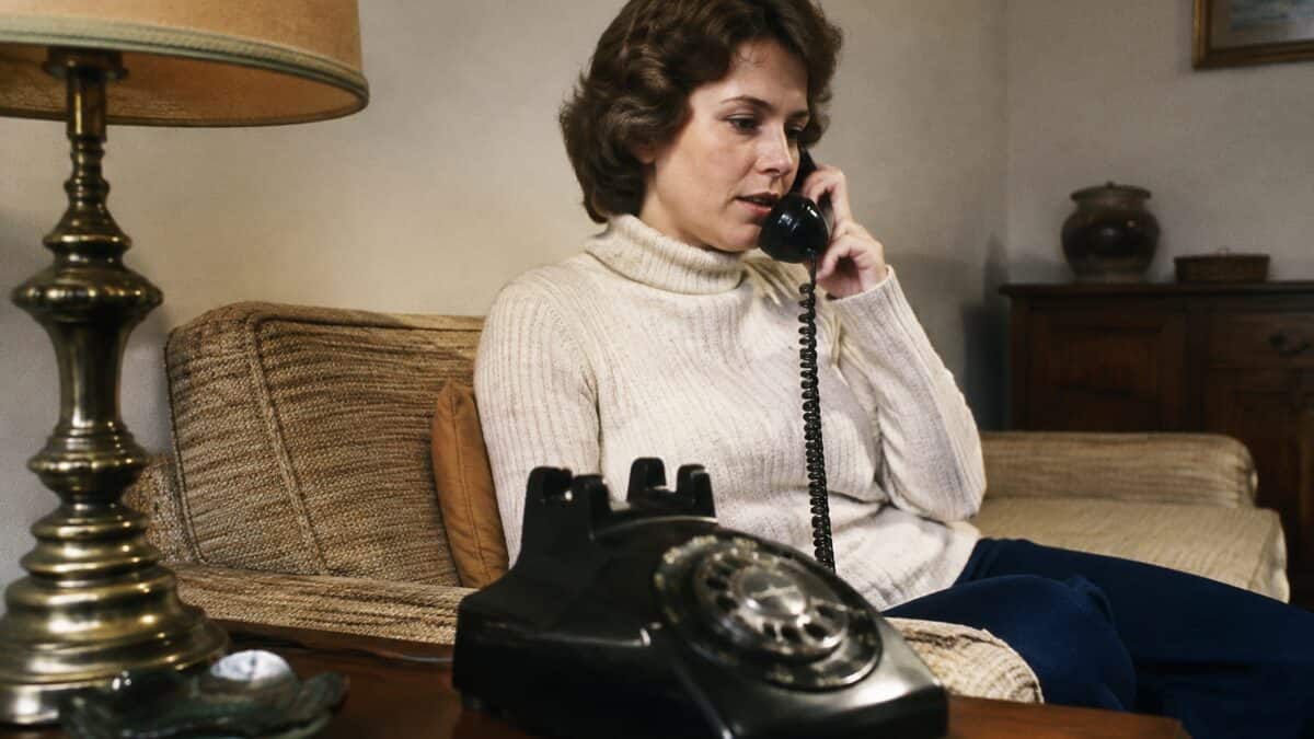 13 Things You Had to Memorize in School That Are Now Obsolete 2 Someone using a rotary phone