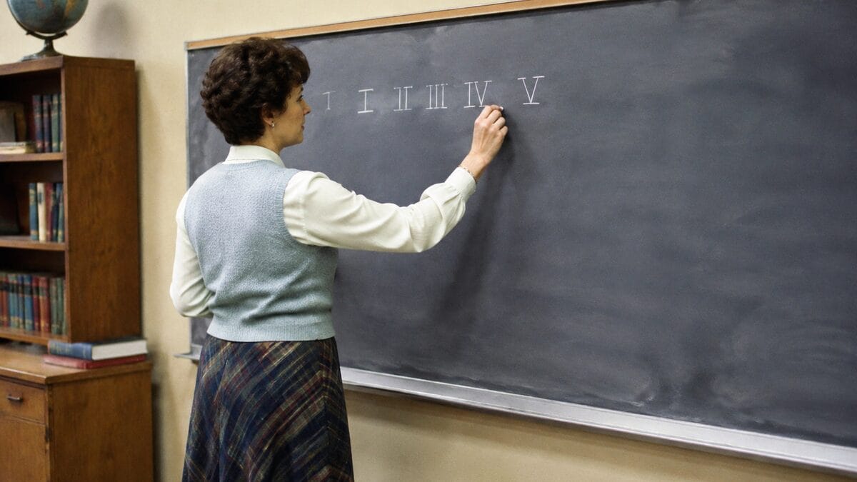 13 Things You Had to Memorize in School That Are Now Obsolete 12 Teacher writing on a chalkboard