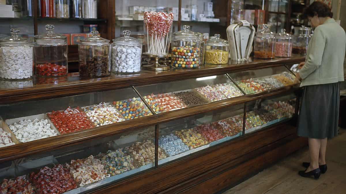 Candy counter.