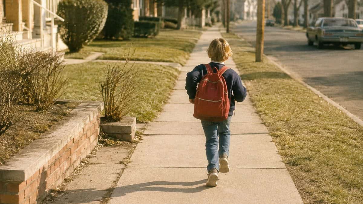 12 Things Every Kid Who Walked to School Alone Will Remember 12 Children walking or running to school