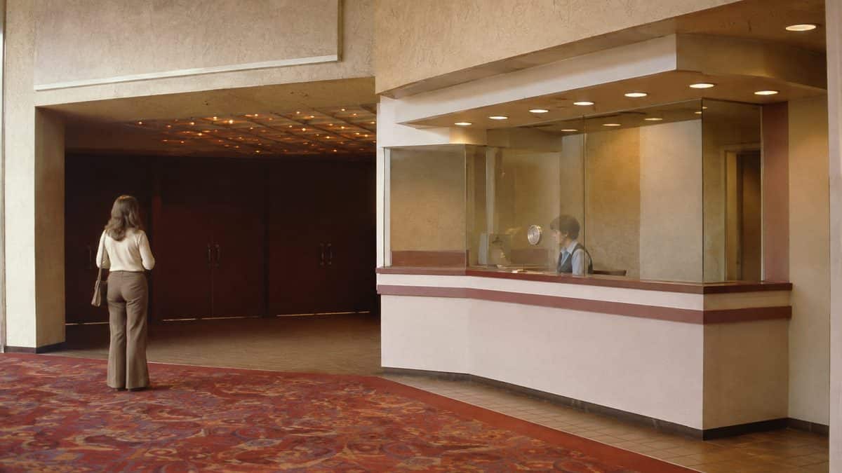 What Kids Did at the Mall That Would Seem Suspicious Today 13 Mall movie theater entrance or box office.