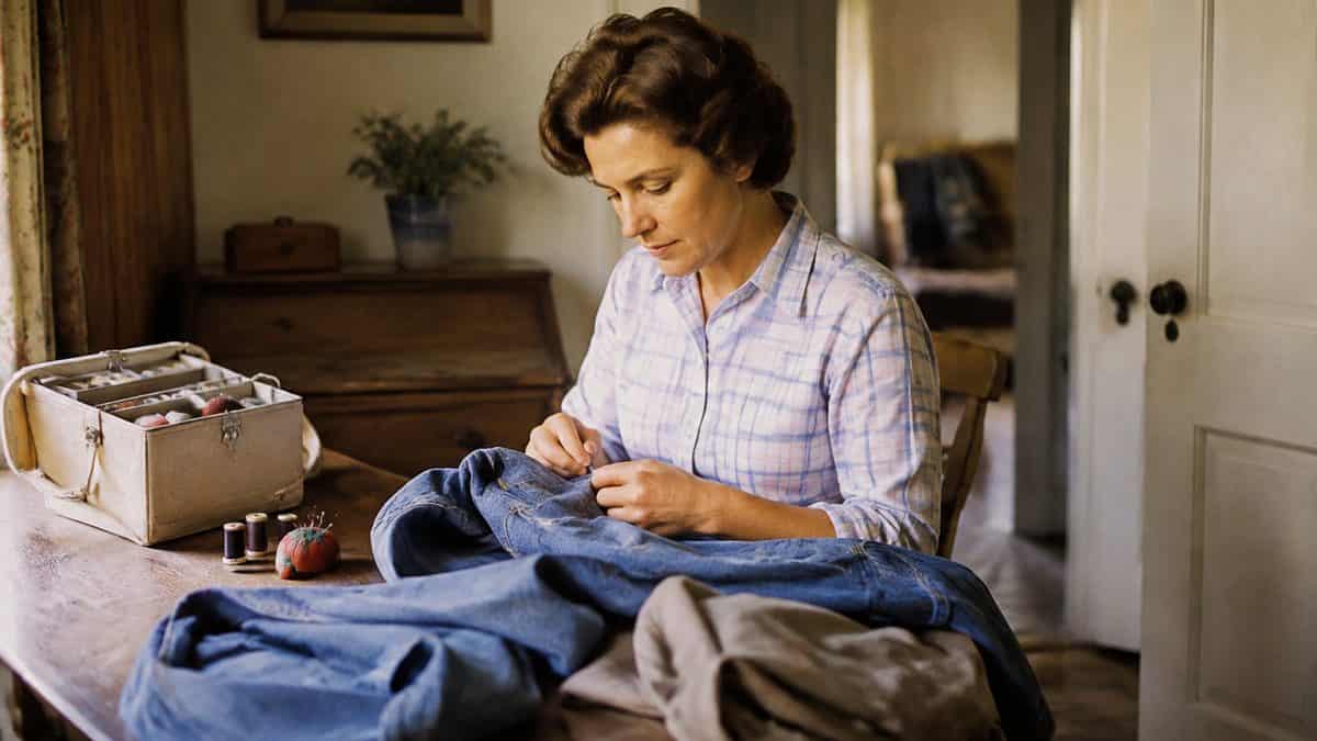Household Skills Worth Relearning That Could Save You Thousands 2 Someone sewing clothes