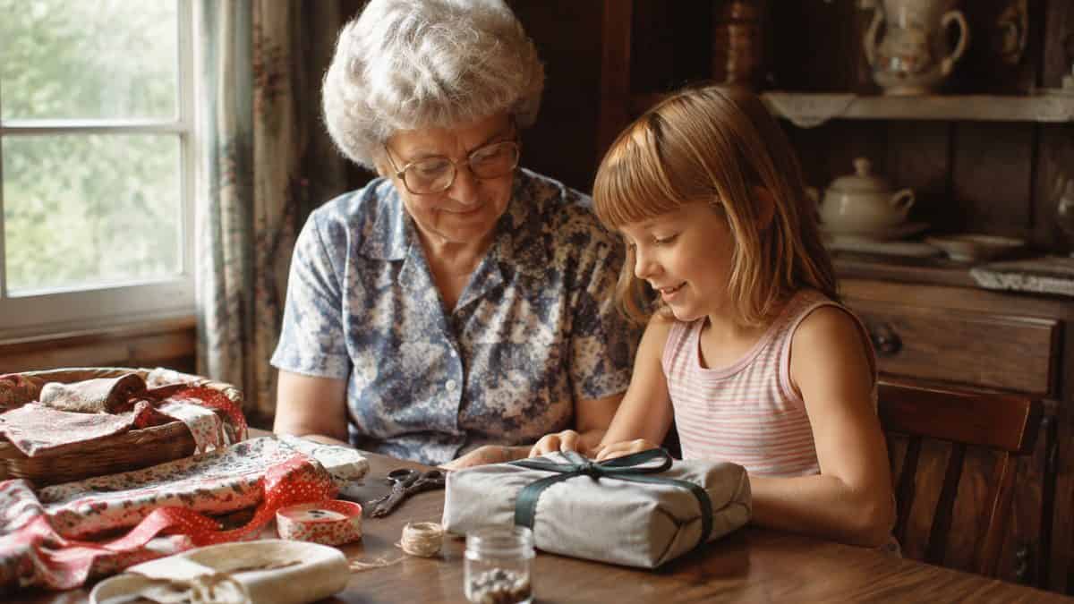 Household Skills Worth Relearning That Could Save You Thousands 13 Grandmother and child crafting together