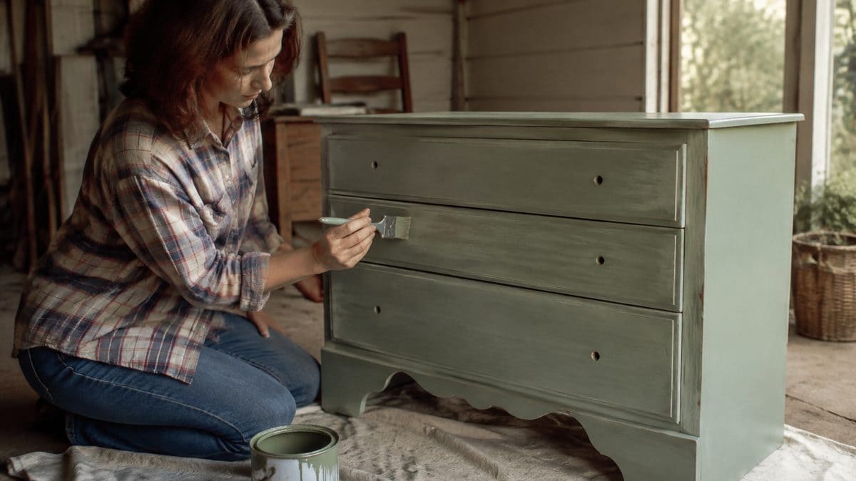 Household Skills Worth Relearning That Could Save You Thousands 16 Someone painting furniture