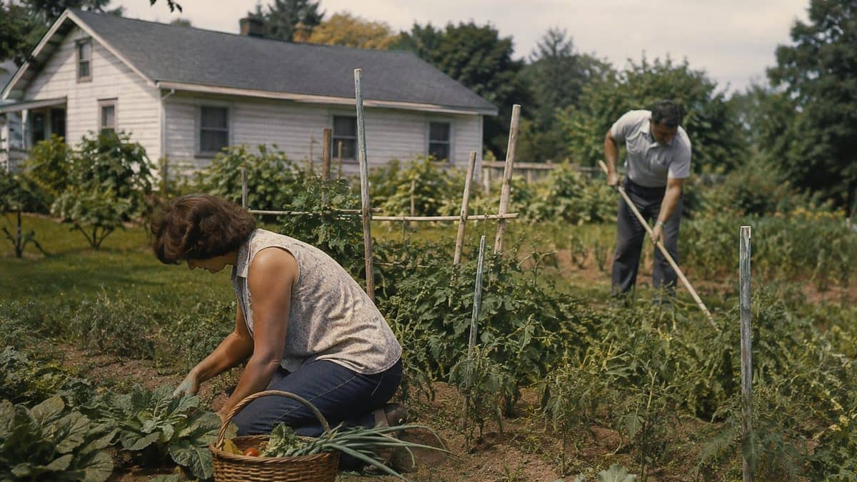 Household Skills Worth Relearning That Could Save You Thousands 3 Family tending vegetable garden