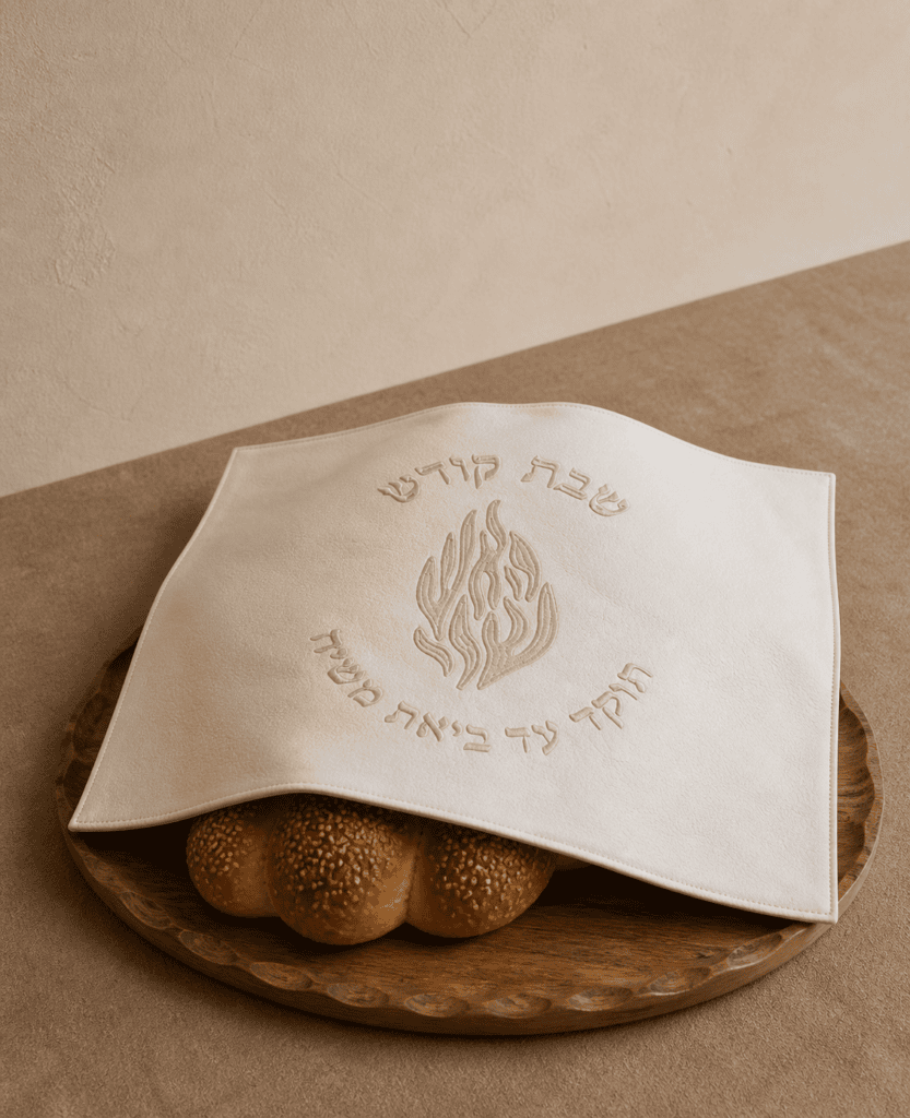 כיסוי חלה מהודר דגם "האש שלי"