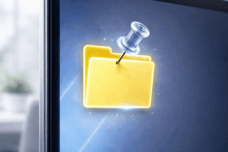 Как закрепить папку на рабочем столе Windows — быстрые способы