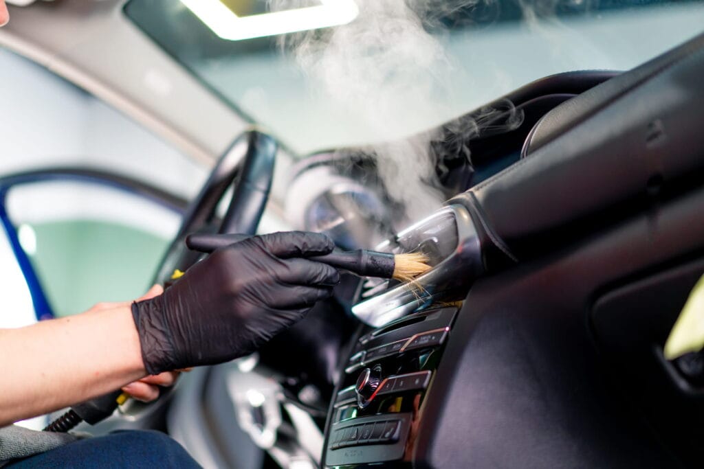 detailed car cleaning