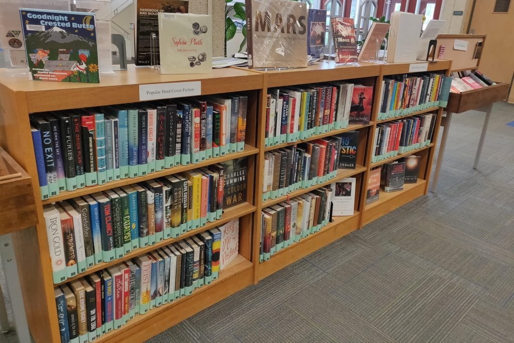 Library bookshelf