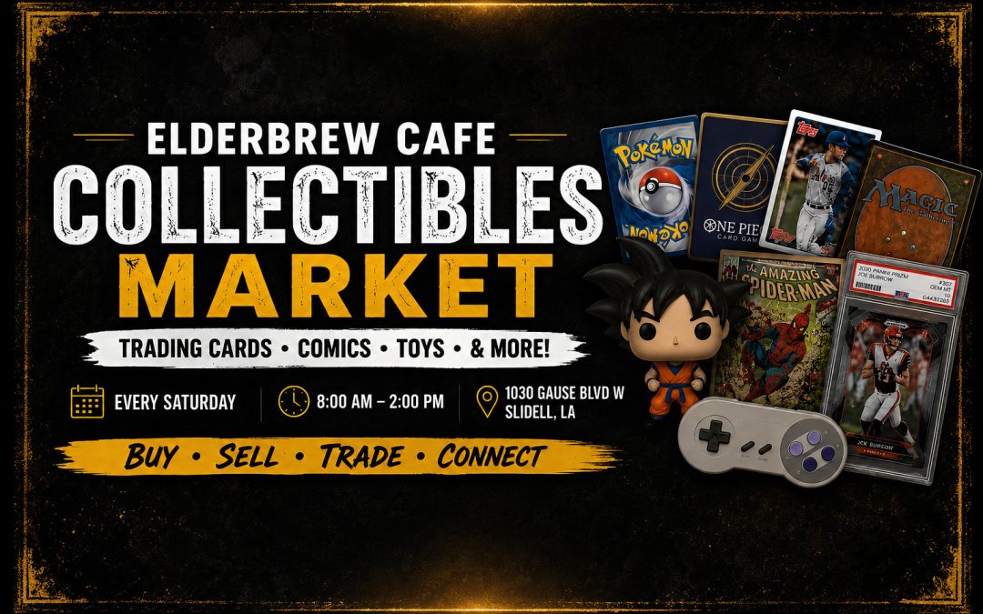 Free-Admission Weekly Collectibles Market To Launch At Elderbrew Cafe In Slidell On July 11