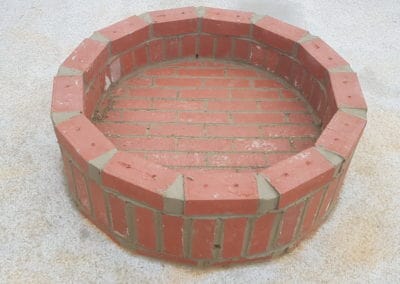 brick fire pit
