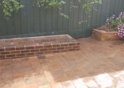 brick planter box