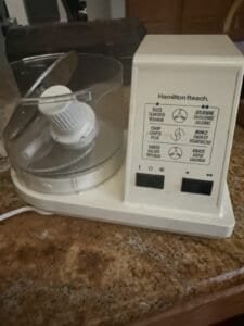 hamilton beach food processor on countertop