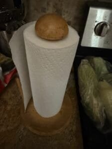 a paper towel holder