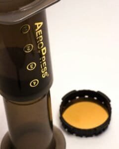 an aeropress coffee maker