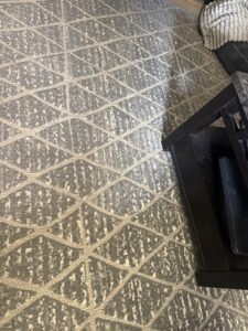 area rug in living room