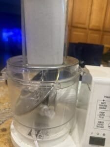 food processor in parts for cleaning