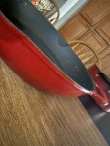 braiser on counter for home cooking