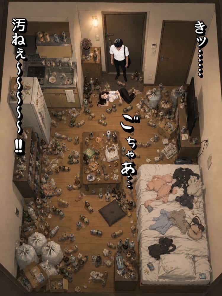 実は汚部屋で毎日オナってる生き遅れBBA警官の愛用ディルドと俺のチン〇が激似だったのでセフレ化したら孕ませてしまった話