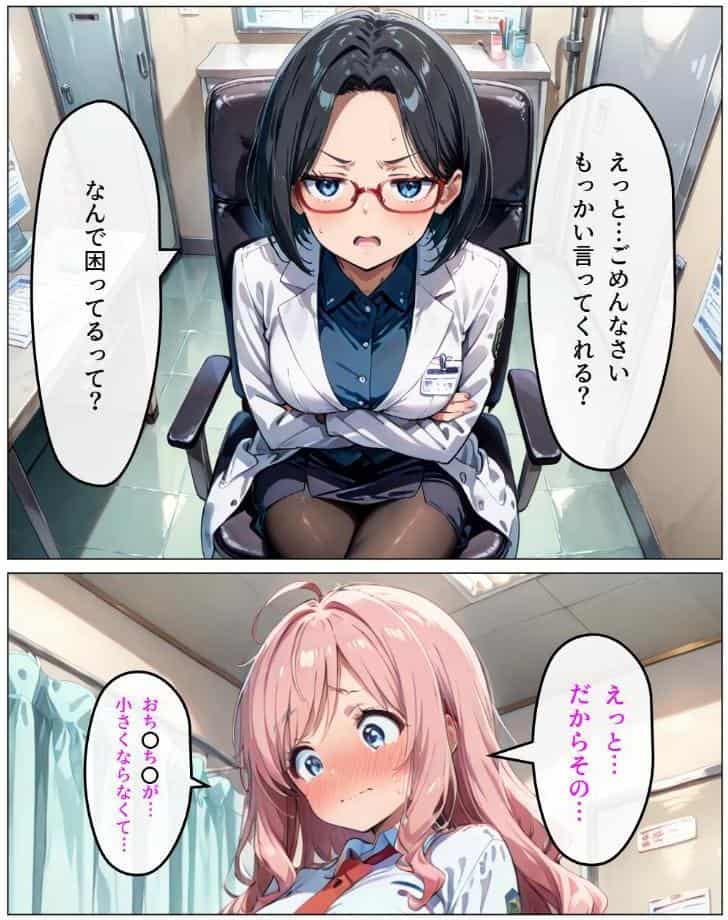 寄生チ〇ポに快楽堕ちして女子校の同級生に種付けしまくる【白抜き修正版】