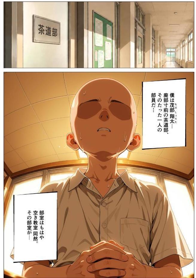 モブの俺、茶道部を占領され、一軍ギャル4人組の罰ゲーム対象になった話【モザイク版】 hitomiエロ漫画raw(同人誌)無料サンプル画像001