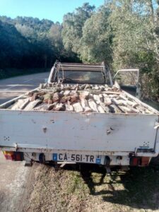 Bois de chauffage sec
