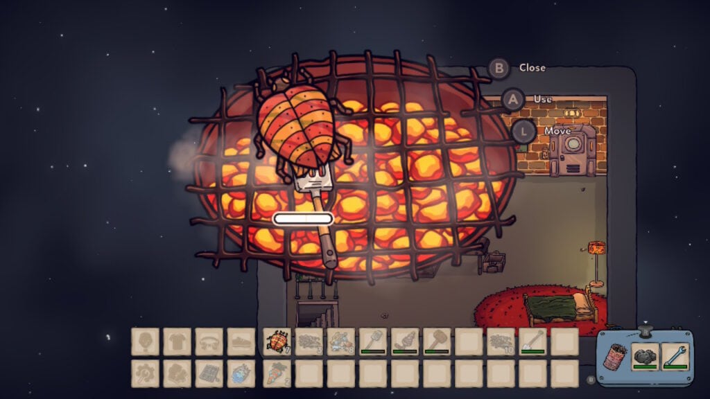 Cooking ingredients in Space Chef for food deliveries