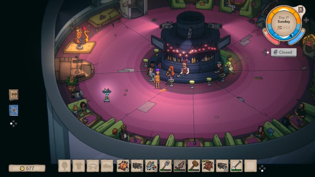 Colorful gaming scene with characters and vibrant environment.