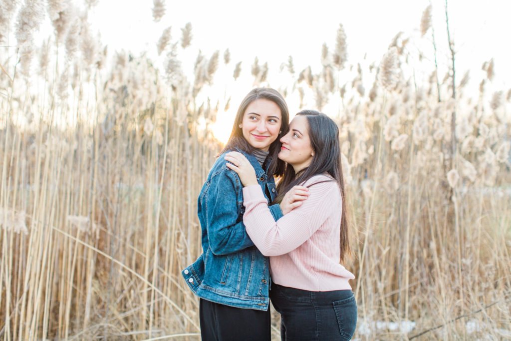 same gender couple female gay couple kissing outside intimate same sex engagement session tips grey loft studio ottawa wedding photographer ottawa wedding videographer wedding photo affordable wedding photographer cheap wedding photographer budget photographer kanata wedding photographer 