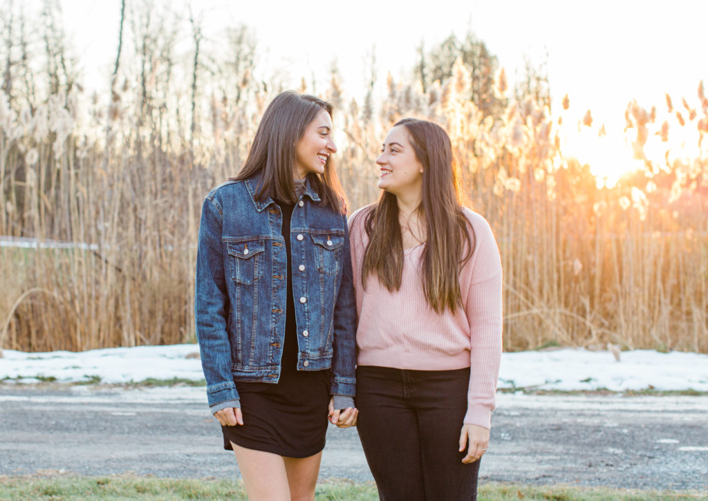 same gender couple female gay couple kissing outside intimate same sex engagement session tips grey loft studio ottawa wedding photographer ottawa wedding videographer wedding photo affordable wedding photographer cheap wedding photographer budget photographer kanata wedding photographer 