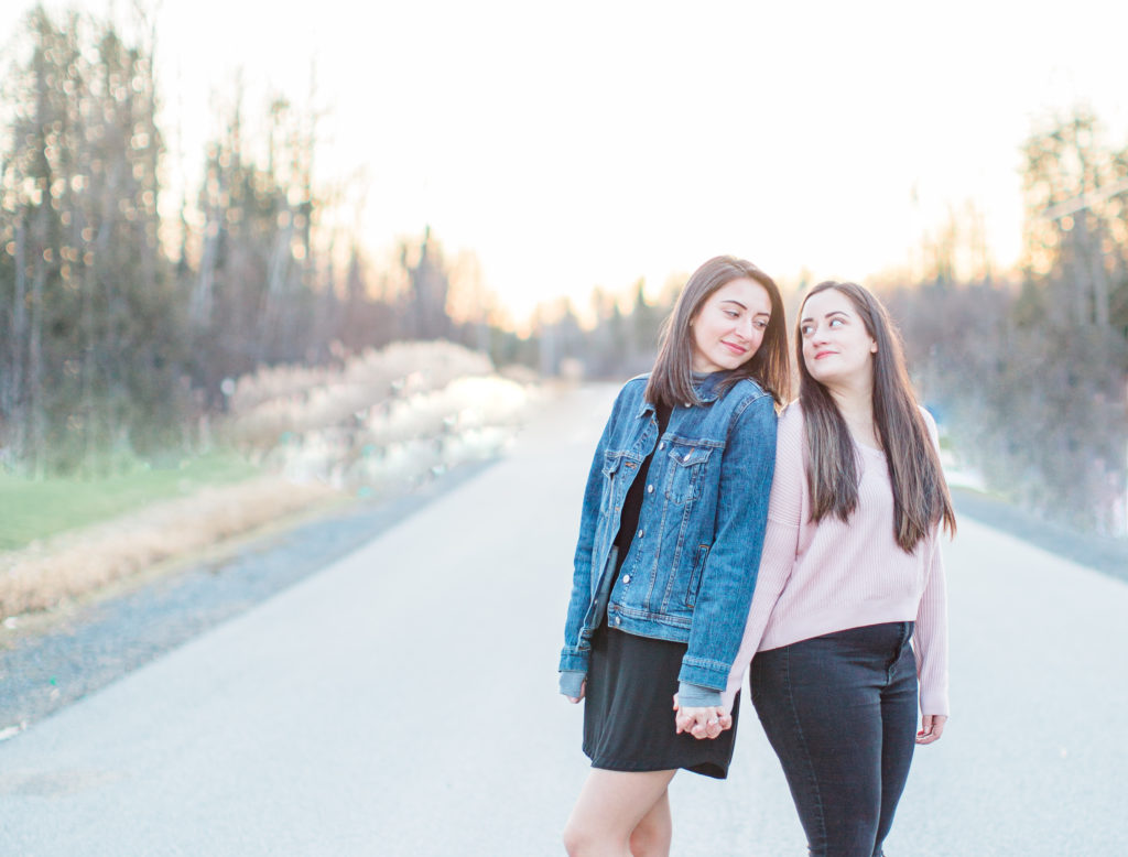 same gender couple female gay couple kissing outside intimate same sex engagement session tips grey loft studio ottawa wedding photographer ottawa wedding videographer wedding photo affordable wedding photographer cheap wedding photographer budget photographer kanata wedding photographer 