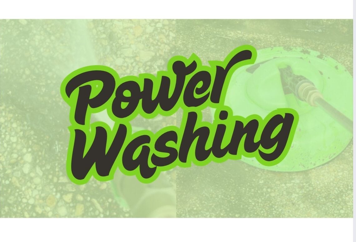 Power Washing Equipment for Exterior Cleaning.