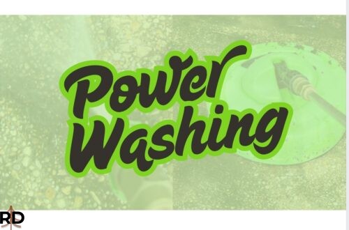 Power Washing Equipment for Exterior Cleaning.