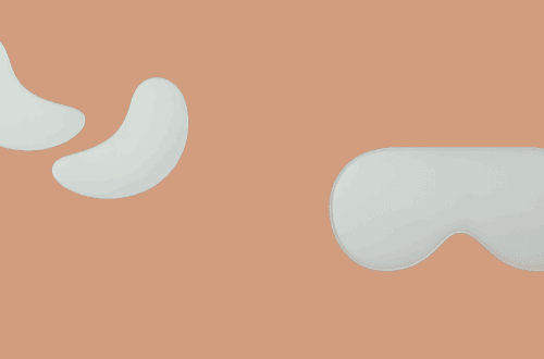 Relaxing eye masks and soothing skincare products for refreshing self-care.
