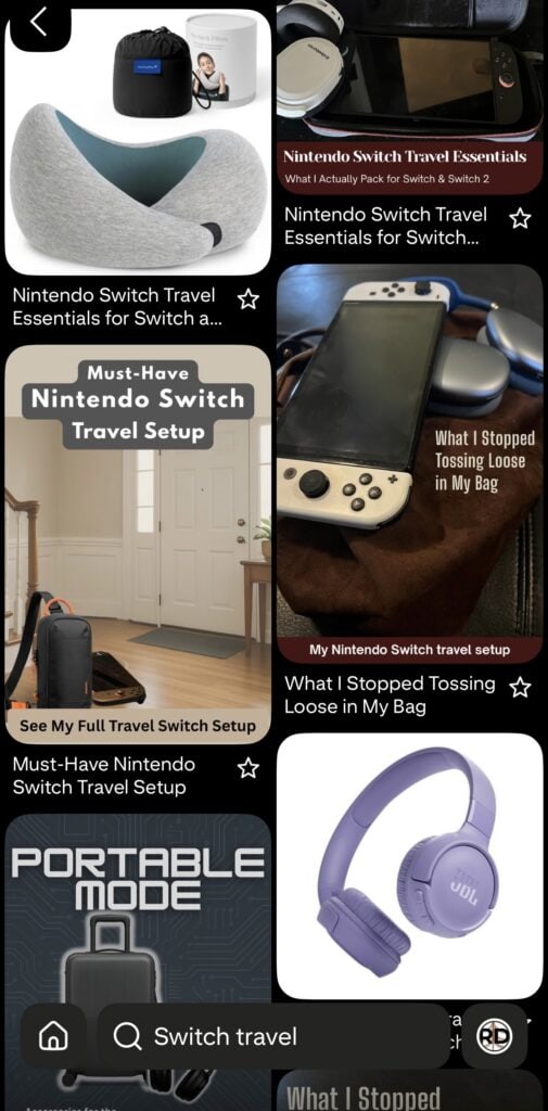 Collection of Nintendo Switch travel accessories and setup tips.