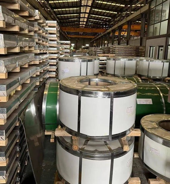 stainless steel products ready for shipment