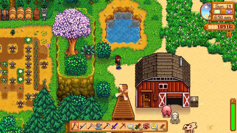 Screenshot of Stardew Valley.