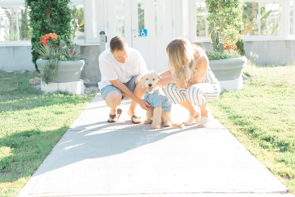 Neutral Blue/White/Grey Engagement Session Outfit Inspiration - Cute Puppy with Button up Shirt -
Grey Loft Studio - Ottawa Engagement Session - Tropical Gardens - Peony Styled Engagement - Jéhanne & Trevor
-Wedding Photographer Ottawa - Wedding Photo Ottawa - Ottawa Wedding Videographer - Ottawa Wedding Photography & Videography - Ottawa Photo Studio