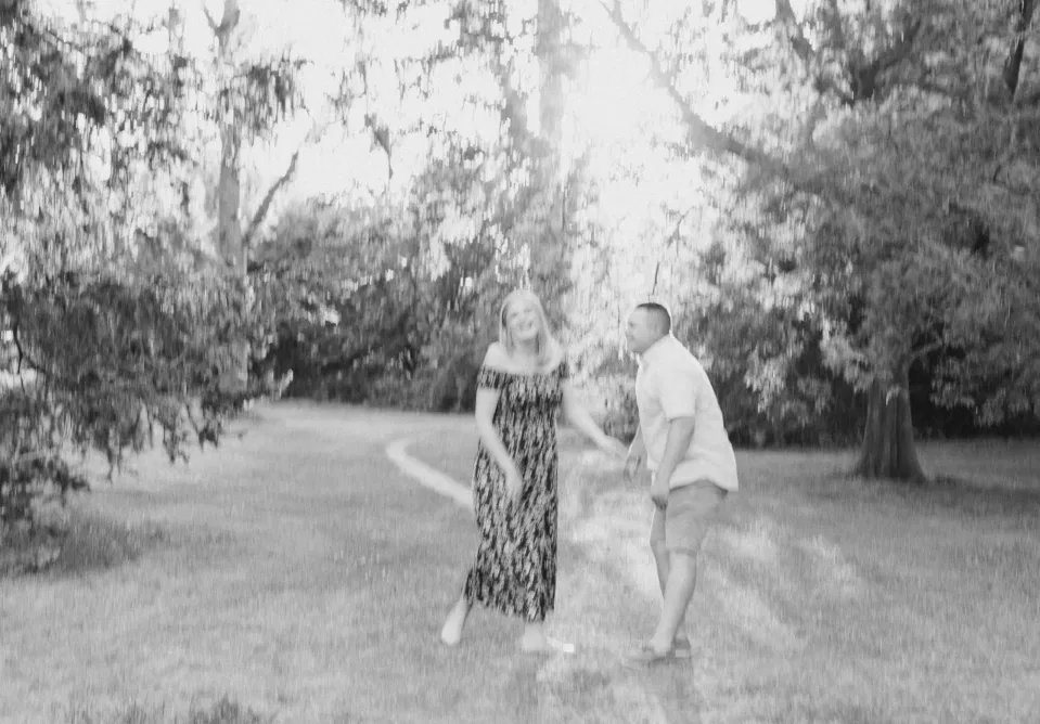 Natural Posing for Real Couples - Summer Engagement Session inspiration - Neutrals, Blues, Flowy Dress - Floral Print Navy - Grey Loft Studio - Ottawa Wedding Photographer - Wedding Videographer - Fun, Natural, Bright Photo Video Team. - Photographe - Greyloft - Ottawa Engagement Pictures