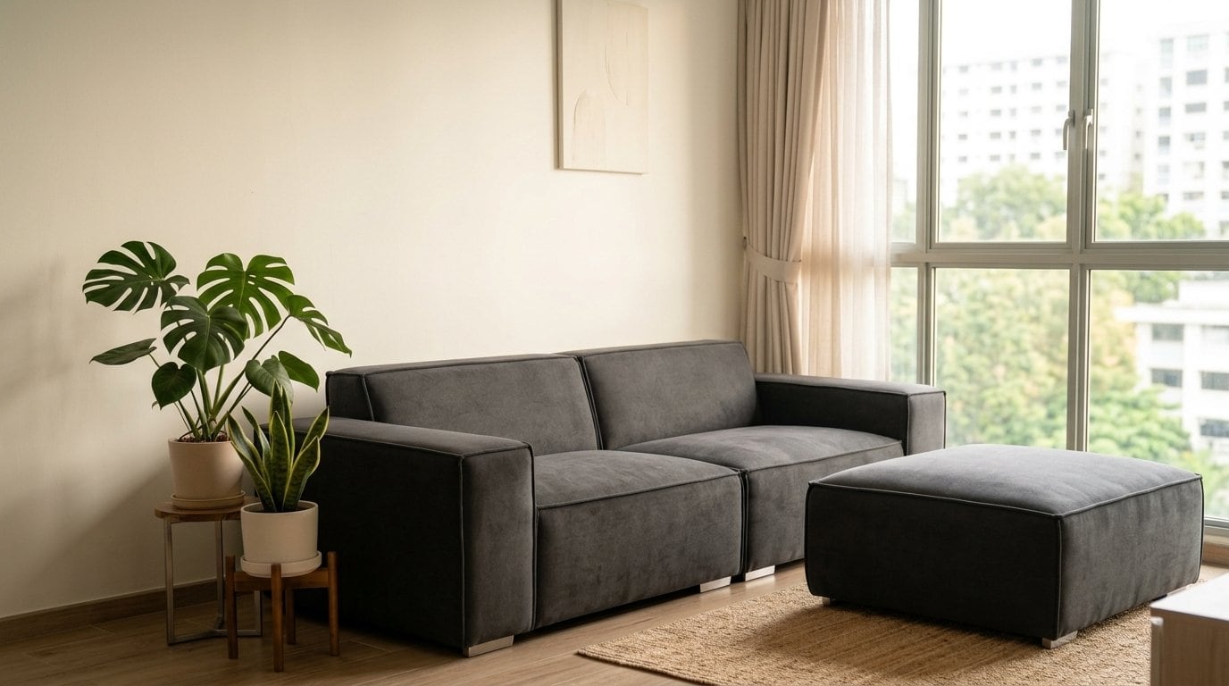 Skylar in Charcoal Gray Hydrotex