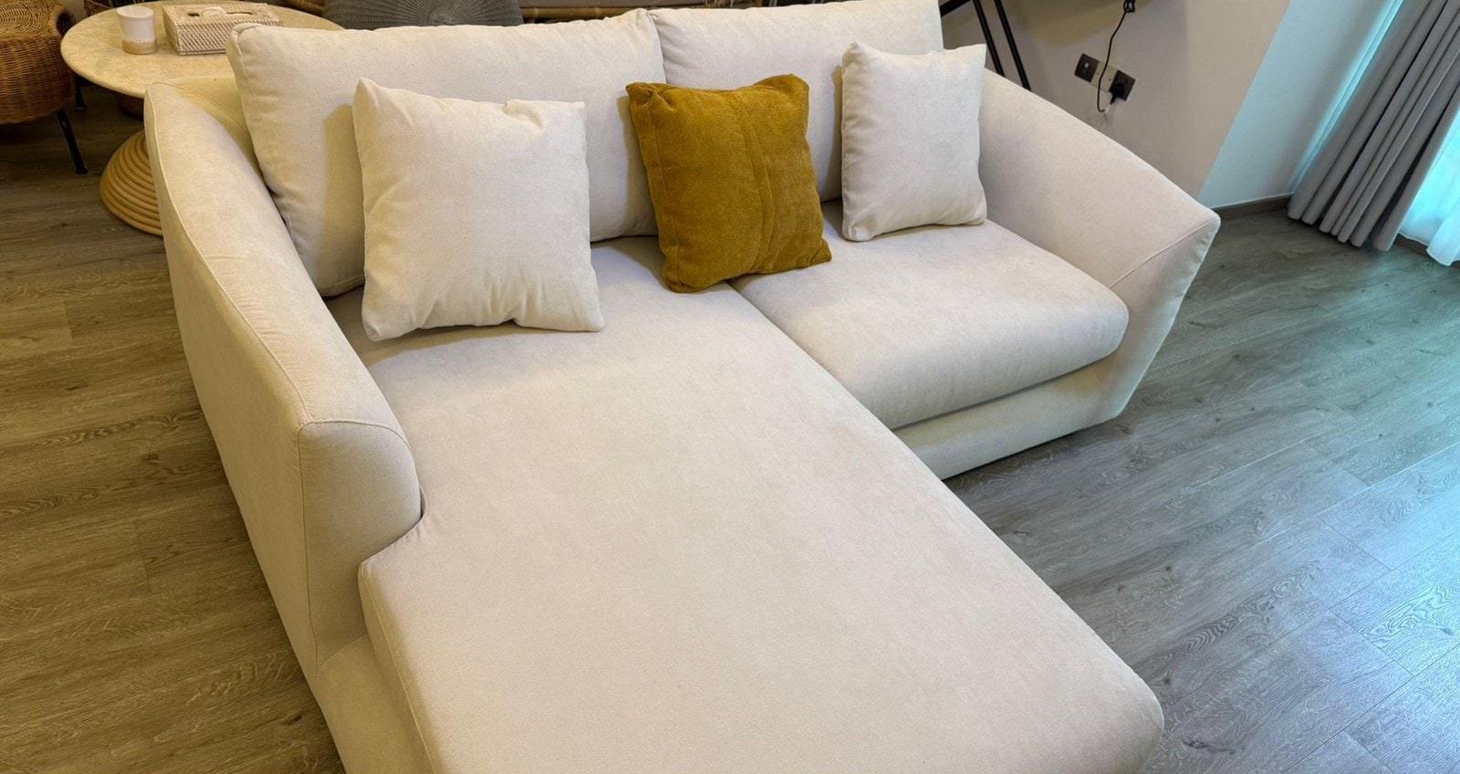 A Stella chaise in a customer’s home